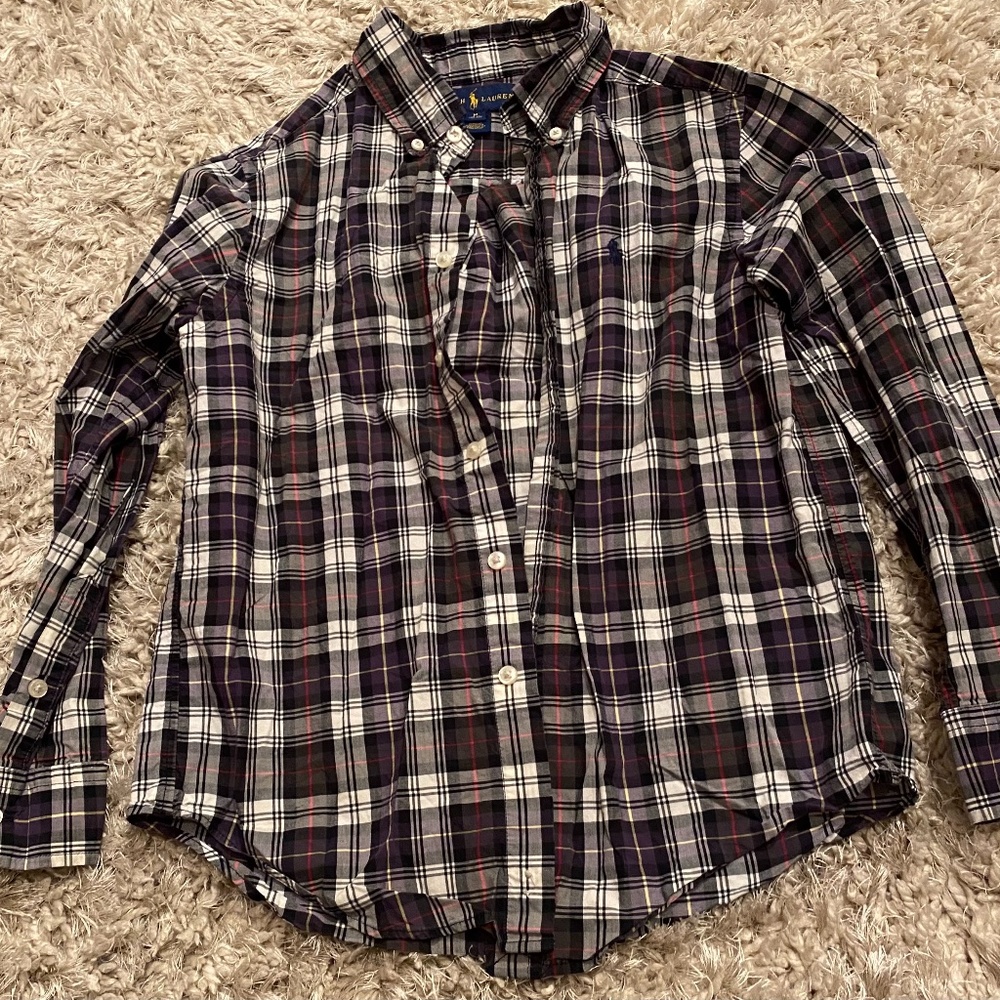 Polo Ralph Lauren button shirt Medium 10-12 boys